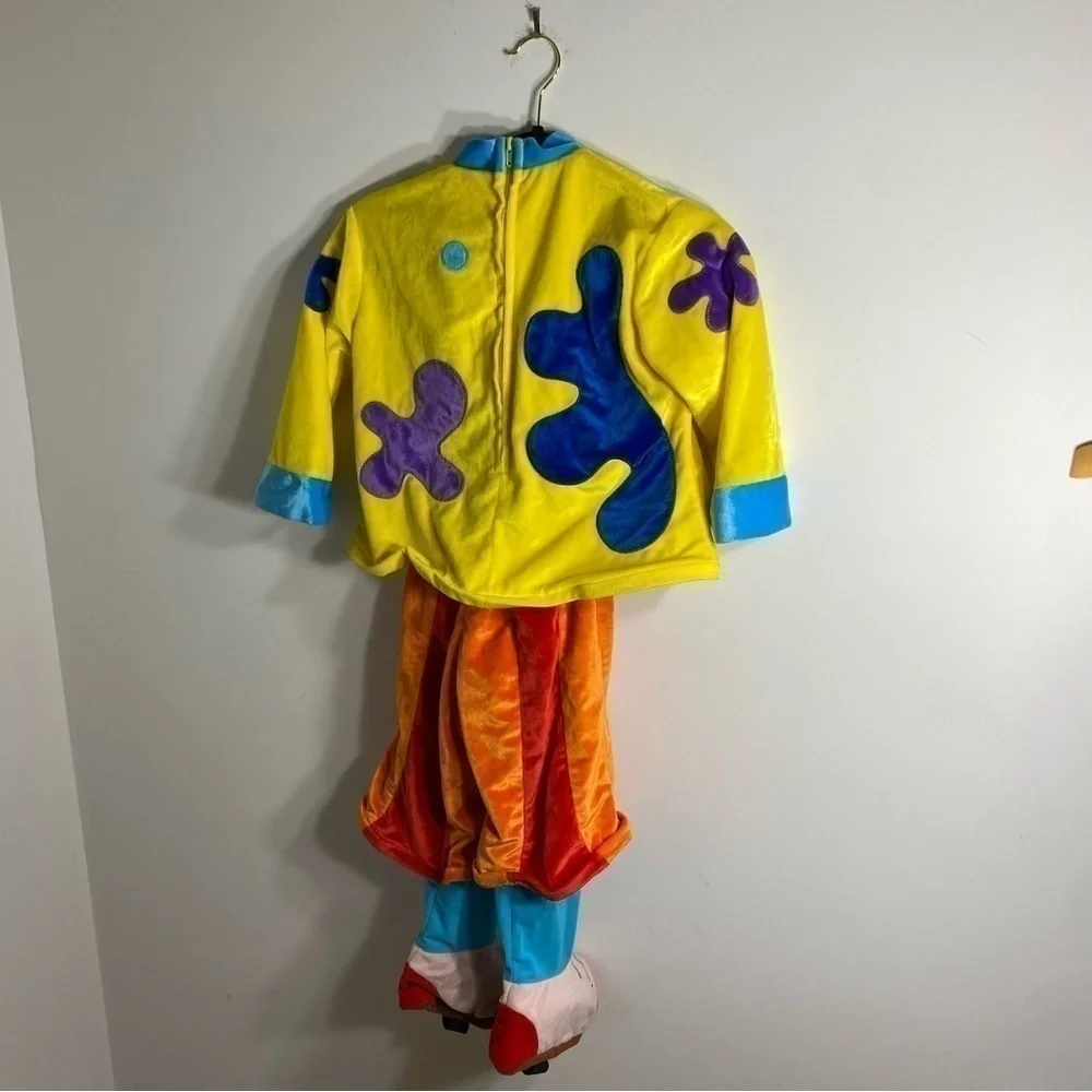 Disney Jojo’s Circus Clown Costume XS 4/5 Halloween Dress Up Play Hat Yellow